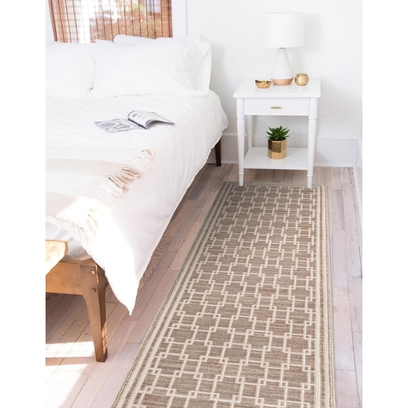 Jill Zarin Uptown Collection Area Rug - Metropolitan (2' x 6' 1" Runner Beige/Ivory)