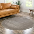 thumbnail image 1 of Jill Zarin Uptown Collection Area Rug - Park Avenue (3' 3" Round Gray/Ivory), 1 of 6