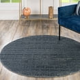 thumbnail image 1 of Jill Zarin Uptown Collection Area Rug - Park Avenue (8' Round Navy Blue/Ivory), 1 of 6