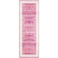 thumbnail image 1 of Jill Zarin Uptown Collection Area Rug - Yorkville (2' 2" x 6' 1" Runner Pink/Ivory), 1 of 6