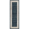 thumbnail image 1 of Jill Zarin Uptown Collection Area Rug - Yorkville (2' 7" x 8' Runner Navy Blue/Ivory), 1 of 5