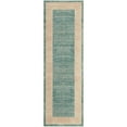 thumbnail image 1 of Jill Zarin Uptown Collection Area Rug - Yorkville (2' 7" x 8' Runner Turquoise/Ivory), 1 of 5