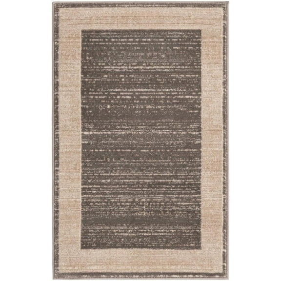 Jill Zarin Uptown Collection Area Rug - Yorkville (2' x 3' 1" Rectangle Gray/Ivory)