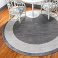 thumbnail image 1 of Jill Zarin Uptown Collection Area Rug - Yorkville (8' Round Gray/Ivory), 1 of 6