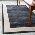 thumbnail image 1 of Jill Zarin Uptown Collection Area Rug - Yorkville (8' x 10' Rectangle Navy Blue/Ivory), 1 of 6