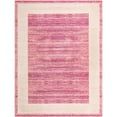 thumbnail image 1 of Jill Zarin Uptown Collection Area Rug - Yorkville (9' x 12' Rectangle Pink/Ivory), 1 of 5