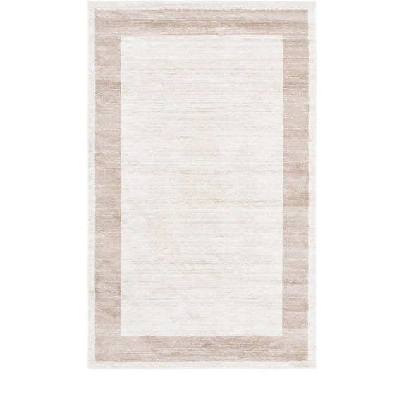 Jill Zarin’s Uptown Rectangular Abstract Modern Area Rugs, Beige
