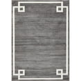 thumbnail image 1 of Jill Zarin’s Uptown Rectangular Abstract Modern Area Rugs, Gray, 1 of 8