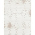 thumbnail image 1 of Jill Zarin’s Uptown Rectangular Distressed Modern Area Rugs, Ivory, 1 of 8