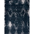 thumbnail image 1 of Jill Zarin’s Uptown Rectangular Distressed Modern Area Rugs, Navy, 1 of 8