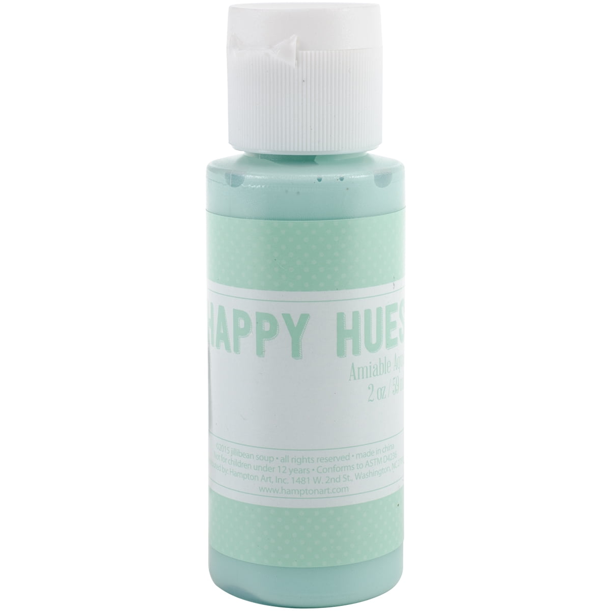 Jillibean Happy Hues Paint Daubers 2ozAmiable Aqua, Pk 3, Jillibean