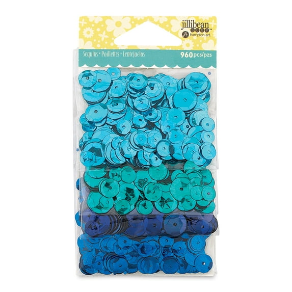 Hampton Art Sequins Packs - Reds and Pinks, 4 Pack