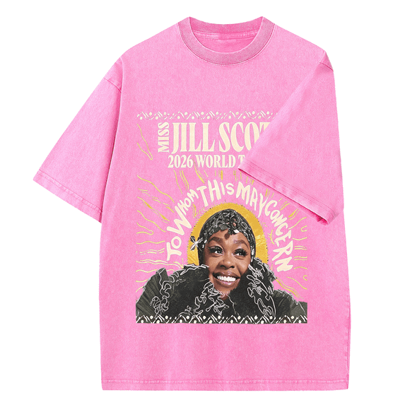 Jillscott Shirt 2026 Music Tour Merch Tshirt Fashion Print For Fans