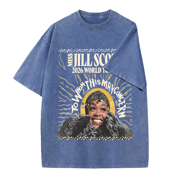 Jillscott Shirt 2026 Music Tour Merch Tshirt Fashion Print For Fans