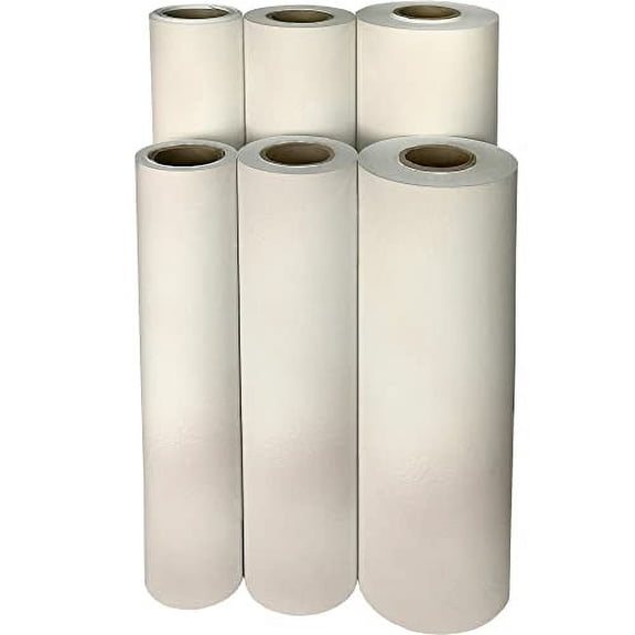 Jillson Roberts Bulk Gift Wrap, Everyday Gift Wrapping Supplies, Pearl Matte Metallic, 1/4 Ream 208 feet x 30 inches