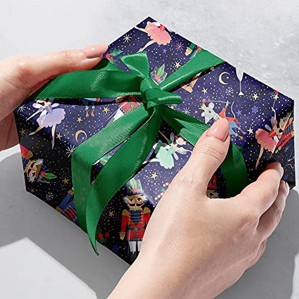 Jillson Roberts Christmas Gift Wrap, Nutcracker Ballet (6 Jumbo Rolls ...