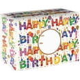 thumbnail image 1 of Jillson & Roberts Medium Mailing Gift Boxes, Birthday Characters (24 Pcs), 1 of 1