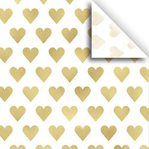 Jillson Roberts Printed Tissue Paper, Gift Wrapping Supplies for Christmas, Thank You Bags, Birthdays, Weddings, and more, Love (32 Sheets)