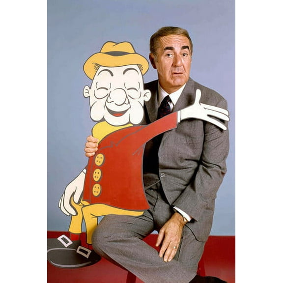 Jim Backus with Mr Mister Magoo cartoon character 24x36 Poster