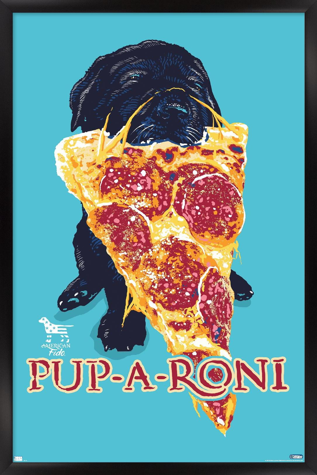 Jim Baldwin - Pup-a-roni Wall Poster, 22.375" x 34" Framed