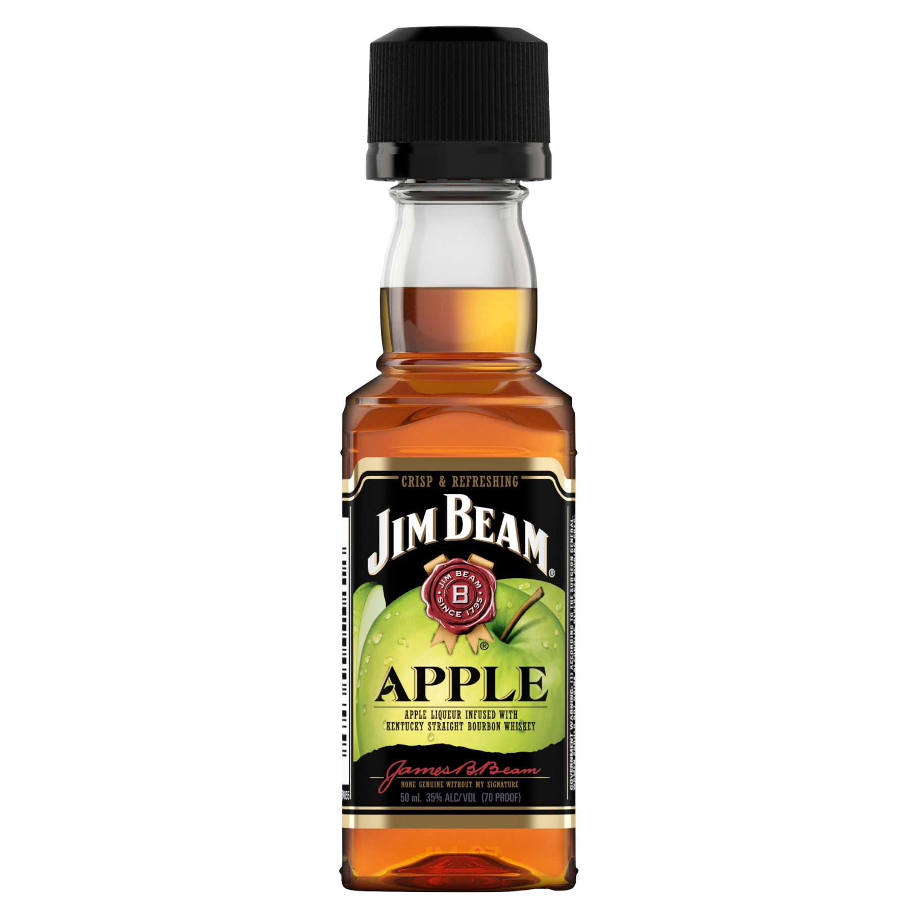Jim Beam Apple 50 PET ABV Flavored Whiskey, Bottles, 32.50% ml