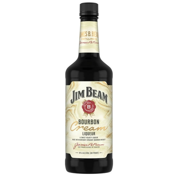 Jim Beam Bourbon Cream Special Release Whiskey Liqueur, 750 ml Bottle, 15% ABV