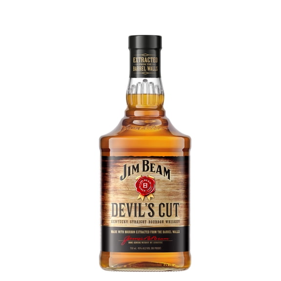 Jim Beam Devil's Cut Straight Bourbon, 750 ml Bottle, 45% ABV