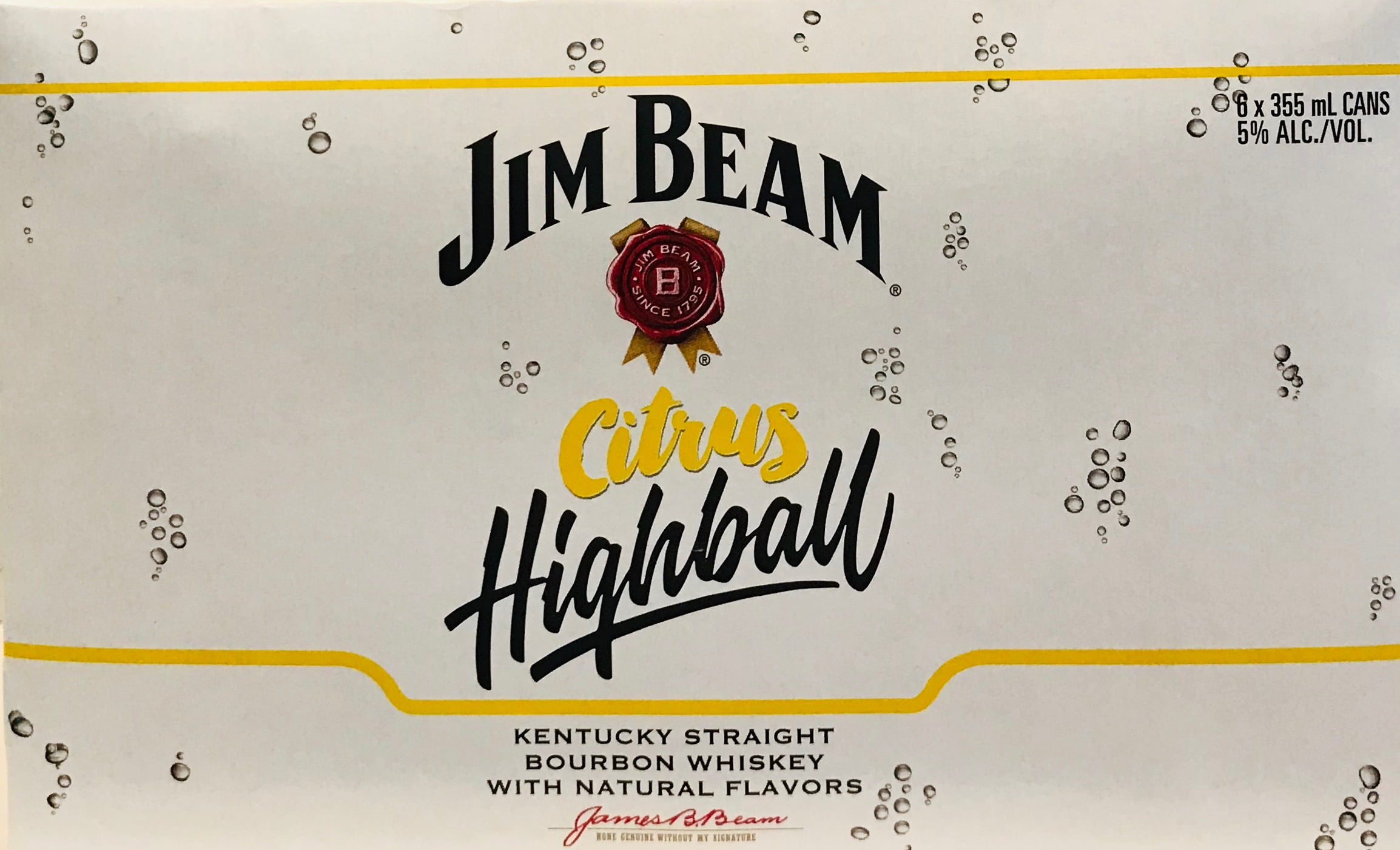 Jim Beam Highball Rtd 6pk
