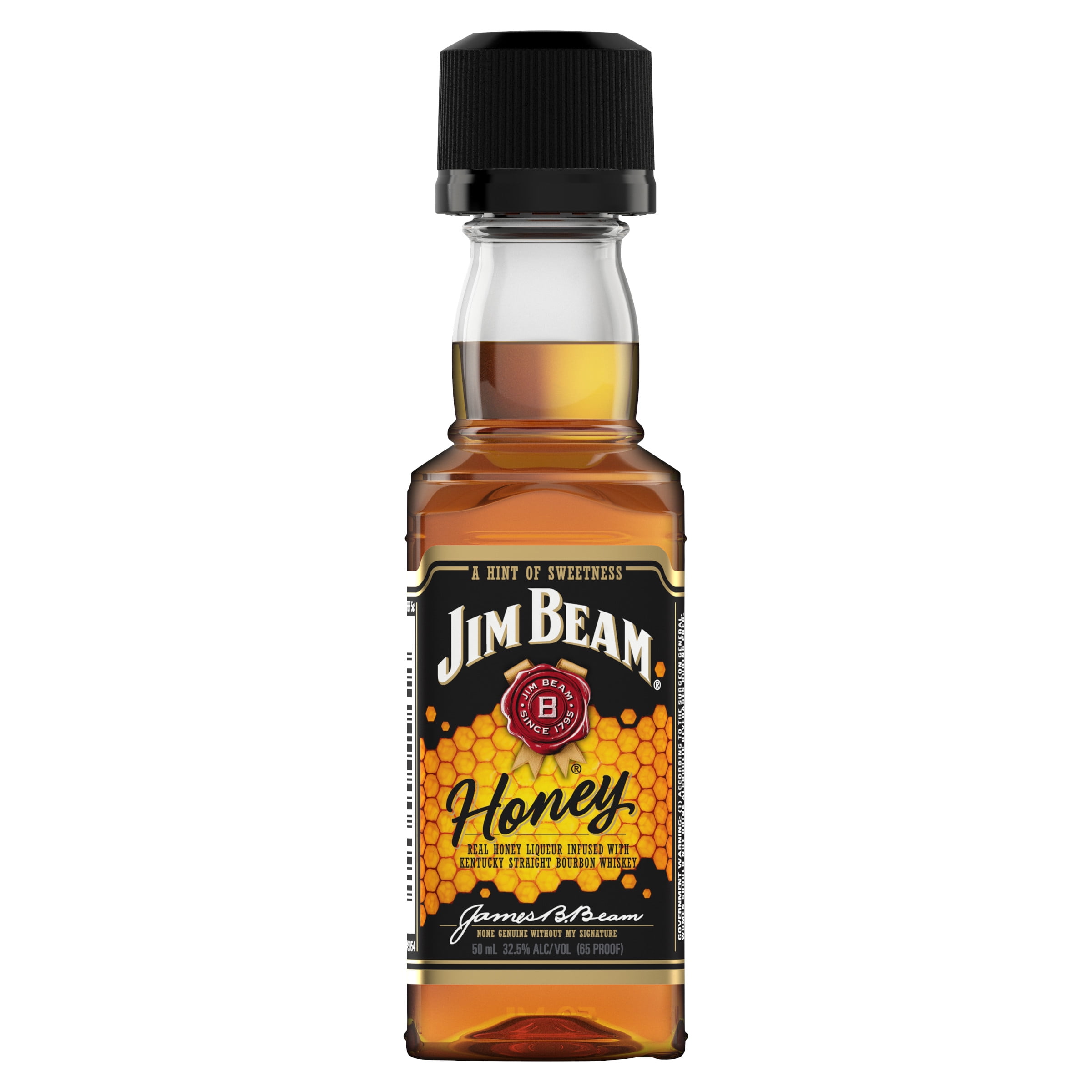 Jim Beam Honey Flavored Whiskey, 10 Pack 50 ml PET Bottles, ABV 32.5