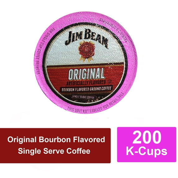 Jim Beam K-cup Original Bourbon Flavored Single Serve Coffee, 200 Cups