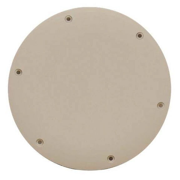 Jim Black Boat Access Cover | 6 1/4 Inch Taupe Plastic