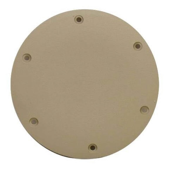 Jim Black Boat Access Cover Hatch 585-6-11 | Khaki 6 Inch Plastic