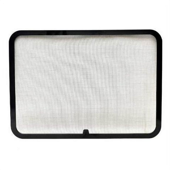 Jim Black Boat Bug Screen 595-1217-SCN-09 | Black Plastic/Mesh 12 x 17