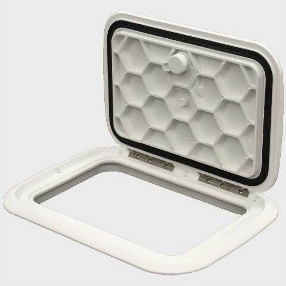 Jim Black Boat Deck Hatch 581-1014-05 | Polar White 10 x 14 Inch