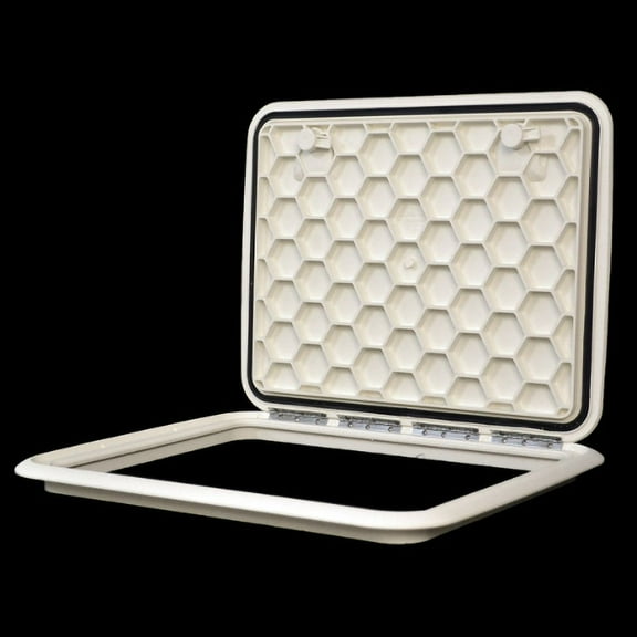 Jim Black Boat Deck Hatch Door 581-1620-04 | 16 X 20 Inch Arctic White