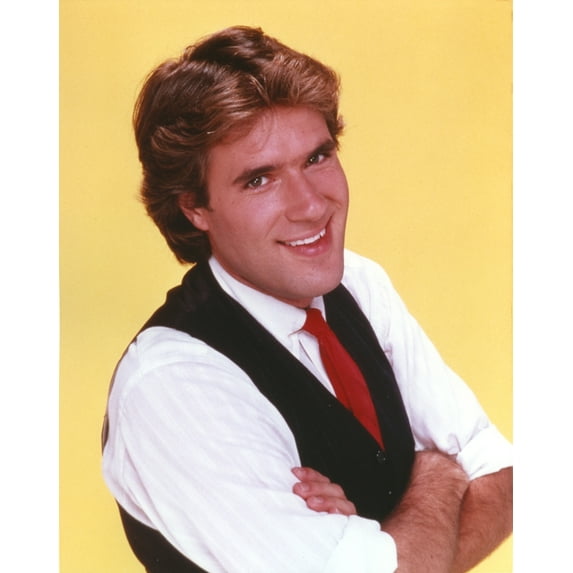 Jim Bullock in White Long Sleeves with Vest Portrait Photo Print (24 x 30)