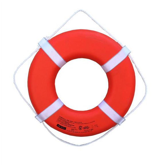 Jim-Buoy G-Series Orange USCG-Approved 30" Boat Throw Ring