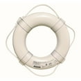 thumbnail image 1 of Jim-Buoy G-Series White Weather-Resistant 20" USCG-Approved Life Ring with Webbing Straps, 1 of 4