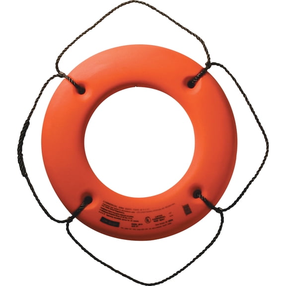 Jim-Buoy HS-30 O U.S.C.G. Approved Hard Shell Series Life Ring - 30", Orange