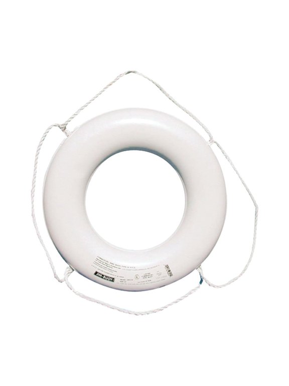 JBW-X-24 JBX-Series Life Ring without Beckets - 24", White