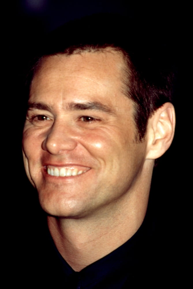 Jim Carrey Glowing From His Win At The Golden Globe Awards Canvas Art - (16 x 20)