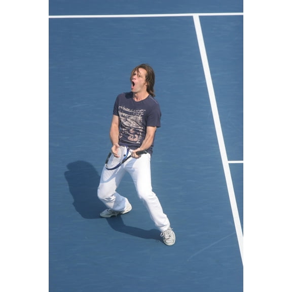Jim Carrey In Attendance For Us Open 2006 Women'S Finals, Usta National Tennis Center, Flushing, Ny, September 09, 2006. Photo By Rob RichEverett Collection Celebrity (8 x 10)