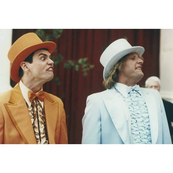 Jim Carrey and Jeff Daniels in Dumb and Dumber To in wedding suits 24x36 Poster