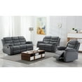 Jim Collection Contemporary 3Piece Reclining Living Room Upholstered