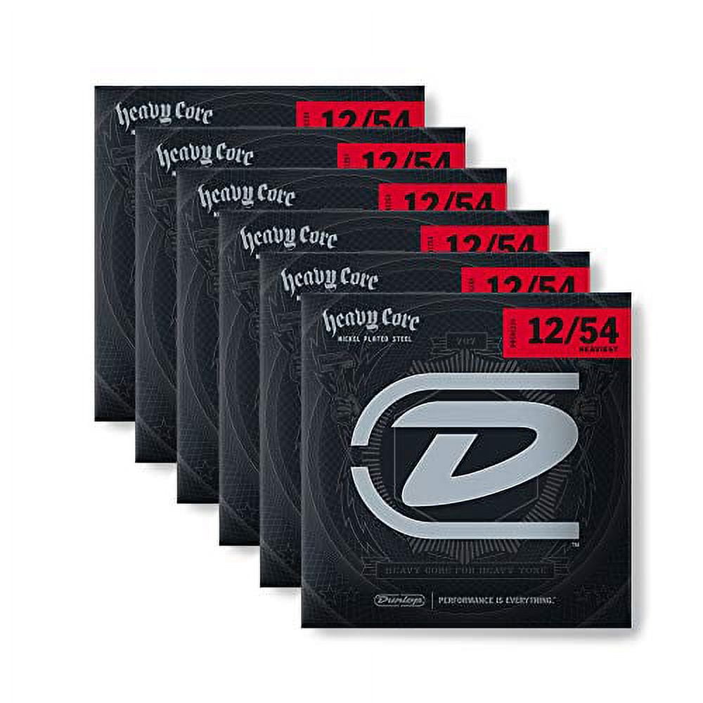 Jim Dunlop DHCN1254 Heaviest Core Electric Guitar Strings, Set of 6