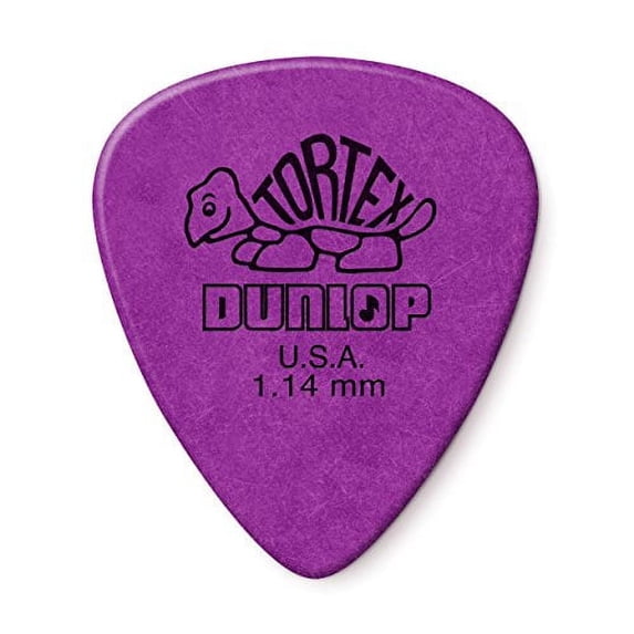 Jim Dunlop Tortex Standard 1.14mm Purple Guitar Picks-36 Pack (418B1.14)