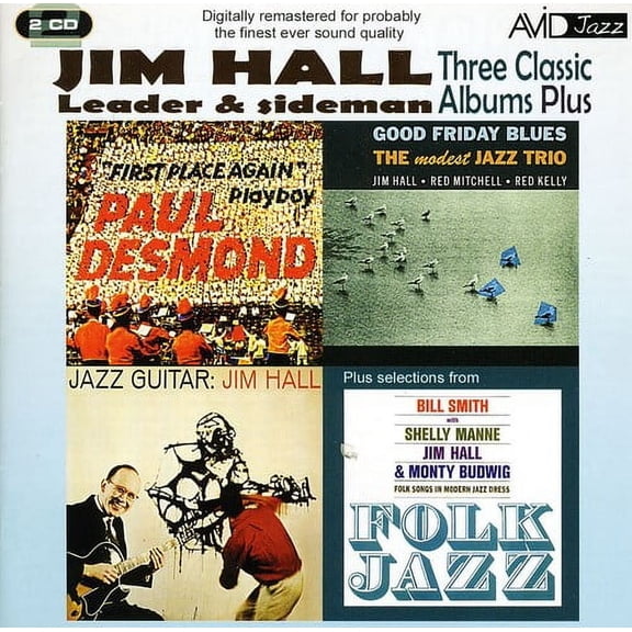 Jim Hall - 3 Classic Albums Plus - Jazz Guitar/Good Friday Blues/Paul Desmond-First Place Again - Music & Performance - CD