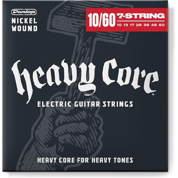 Jim Heavy Core Electric Guitar Strings 10-60 | 7-String