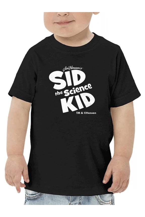 Jim Henson-Inspired Sid the Science Kid Character Graphic Toodler's T-shirt