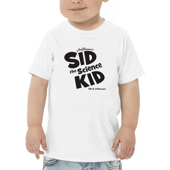 Jim Henson-Inspired Sid the Science Kid Character Graphic Toodler's T-shirt